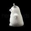 Flocky Resin Pendants FIND-I044-24-2