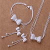 Brass Pendant Necklace & Stud Earring & Ring FS-WG54E60-10-1