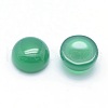 Natural Dyed & Heated Green Onyx Agate Cabochons X-G-P393-R05-10MM-2