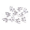201 Stainless Steel Charms STAS-R105-W-2