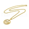 304 Stainless Steel Enamel Necklaces NJEW-Q338-10G-2