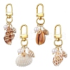 Natural Shell Pendant Decorations HJEW-JM03000-2