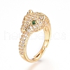 Adjustable Brass Finger Rings RJEW-G096-34G-2