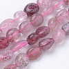 Natural Strawberry Quartz Beads Strands G-Q952-15-6x8-1