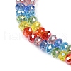 Electroplate Glass Beads Strands EGLA-D300-03-6mm-3
