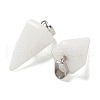 Natural White Jade Pendants G-B127-13P-05-2