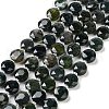 Natural Moss Agate Beads Strands G-NH0010-C01-01-2