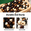 Craftdady 400Pcs 2 Style Natural Wood Beads WOOD-CD0001-32-4