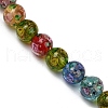 Handmade Glod Sand Lampwork Beads Strands LAMP-B028-03H-10mm-3