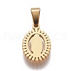 304 Stainless Steel Lady of Guadalupe Pendants STAS-F223-21G-A-2