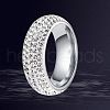 201 Stainless Steel Finger Rings for Women WGAEC69-05-1