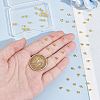 Unicraftale 60Pcs Brass Crimp Beads FIND-UN0004-34A-2