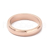 4mm Polished Plain Dome Finger Ring for Girl Women RJEW-C012-06E-RG-2