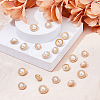DICOSMETIC 20Pcs 2 Style ABS Plastic Imitation Pearl Shank Buttons BUTT-DC0001-06KCG-4