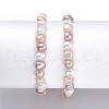 Natural Freshwater Pearl Beaded Bracelets Sets BJEW-JB05122-2