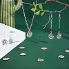 SUNNYCLUE 120Pcs Tibetan Style Alloy Pendants TIBEP-SC0002-07-5