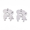 Non-Tarnish Valentine's Day 201 Stainless Steel Pendants STAS-S081-063-1