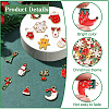 30Pcs 15 Colors Alloy Enamel Pendants FIND-YW0005-80-3