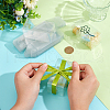 Transparent PET Tea Storage Boxes CON-WH0106-08B-3