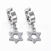 304 Stainless Steel Clip-on Earrings EJEW-H351-16P-1