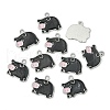 Zinc Alloy Enamel Pendants ENAM-22X18-3