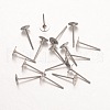 316 Surgical Stainless Steel Stud Earring Findings X-STAS-K098-02-5mm-P-1