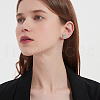 DICOSMETIC 3 Pairs 925 Sterling Silver Stud Earring Findings DIY-DC0003-38-6