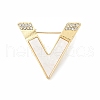 Alloy Rhinestone Brooches JEWB-H029-01H-G-1