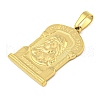 Ion Plating(IP) 304 Stainless Steel Pendants STAS-B071-02D-04G-2