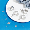 Unicraftale DIY Cross Charm Cuff Ring Making Kit DIY-UN0004-62-2