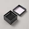 Square Paper Earring Storage Boxes CON-WH0099-36A-2