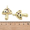 Brass Micro Pave Cubic Zirconia Pendants KK-U060-24G-3