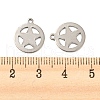 Non-Tarnish 201 Stainless Steel Charms STAS-Z049-02P-3