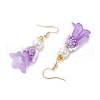 Human Handmade Glass Seed Beads Dangle Earrings EJEW-MZ00446-02-4