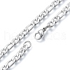 Men's 201 Stainless Steel Figaro Chains Necklace NJEW-N050-A08-5-45P-2