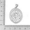 304 Stainless Steel Pendants STAS-M103-01AS-03-3