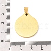 Ion Plating(IP) 304 Stainless Steel Pendant STAS-H182-02G-3