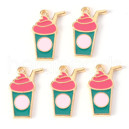 Alloy Enamel Pendants ENAM-N054-36A-RS-1