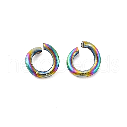 Ion Plating(IP) 304 Stainless Steel Open Jump Rings STAS-N098-062E-01-1