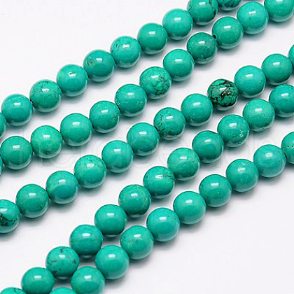 Natural Magnesite Beads Strand TURQ-G096-10mm-1