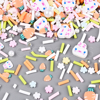 Handmade Polymer Clay Cabochons CLAY-N013-19-1