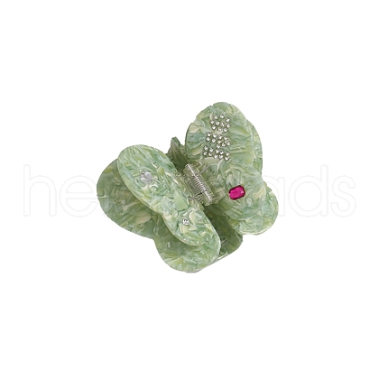 Double-Deck Butterfly Cellulose Acetate(Resin) Claw Hair Clips PW-WG3EC24-05-1