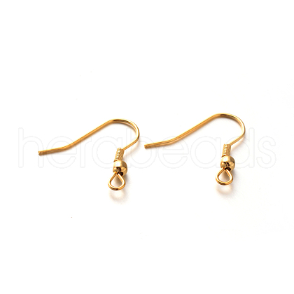 304 Stainless Steel Earring Hooks STAS-E088-19-1