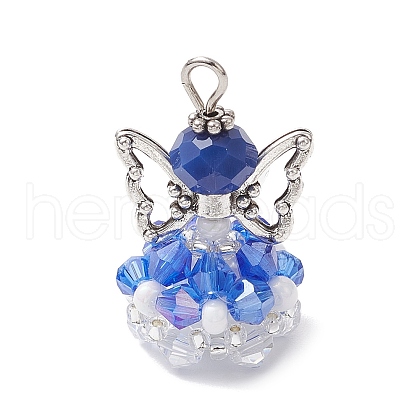 Glass Pendants PALLOY-MZ00665-08-1