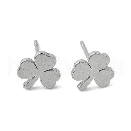Tarnish Resistant Unisex 304 Stainless Steel Stud Earrings EJEW-E254-05P-1