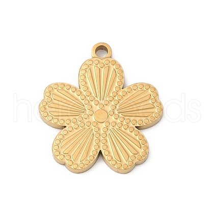304 Stainless Steel Pendants STAS-P383-06B-G-1