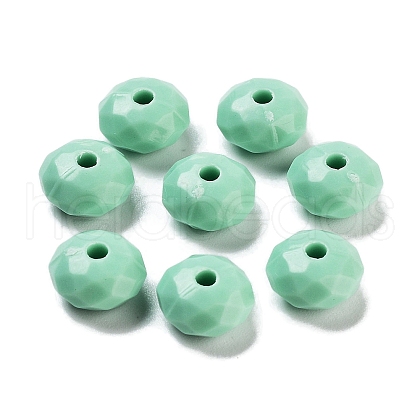 Opaque Acrylic Beads OACR-H116-08B-1