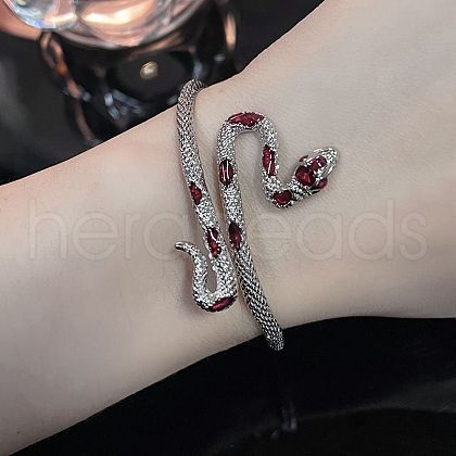 Alloy Cuff Bangles for Women BJEW-Q032-01B-1