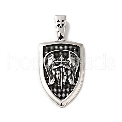 304 Stainless Steel Manual Polishing Pendants STAS-G280-14AS-1