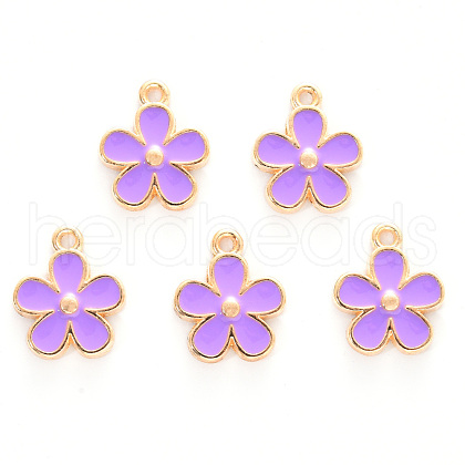 Alloy Enamel Charms X-ENAM-R059-02B-RS-1